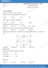 Đề kiểm tra giữa kì 1 Toán 5 - Đề số 13